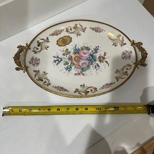 Limoges France porcelain platter